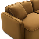 Travie 5-Piece Honey Modular L-Sectional by TOV Furniture, view 4