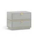 Julieta 28" 2-Drawer Nightstand by TOV Furniture, view 13