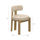 Odessa 33" Taupe Performance Dining Chair by TOV Furniture, view 7