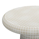 Monica Tiled Pattern Indoor/Outdoor Side Table by TOV Furniture, view 4