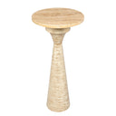 Tara Stone Side Table by TOV Furniture, view 2
