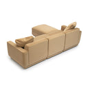 Perry 4-Piece Tan Modular Sectional by TOV Furniture, view 4