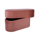 Andrea Performance Velvet Storage Bench (31"-50") by TOV Furniture, view 19