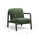 Vivienne Upcycled Performance Velvet Accent Chair by TOV Furniture, view 14