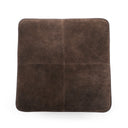 Daphne Square Suede Fringe Ottoman by TOV Furniture, view 16