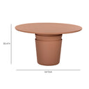Margot 54" Indoor/Outdoor Round Dining Table by TOV Furniture, view 5