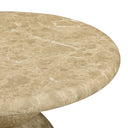 Cynthia Light Emperador Faux Marble Indoor/Outdoor Side Table