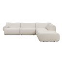 Zenith 5-Piece Contract-Grade Upcycled Fabric Modular Sectional