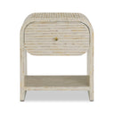 Borno 20" Mother of Pearl Nightstand by TOV Furniture