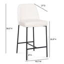 Sydney Performance Vegan Leather Counter Stool - Set of 2