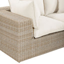 Cali 80" Performance Fabric & Wicker Outdoor Loveseat by TOV Furniture, view 5