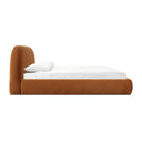 Bara Honey Performance Velvet Bed by TOV Furniture, view 8