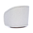 Clarke Cream Performance Boucle Swivel Accent Chair by TOV Furniture, view 3