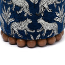 Dex Blue Ottoman by TOV Furniture, view 2