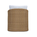 Axel Blue Boucle Outdoor Accent Chair