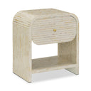 Borno 20" Mother of Pearl Nightstand by TOV Furniture, view 2