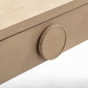 Moonrise 48" Natural Ash 2-Drawer Desk by TOV Furniture, view 7