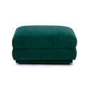 Perry Deep Green Modular Ottoman by TOV Furniture, view 2