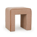 Byron Square Cotton Jute Ottoman by TOV Furniture, view 7