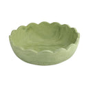 Holly Scalloped Resin Salad Bowl by TOV Furniture, view 5