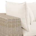 Cali 80" Performance Fabric & Wicker Outdoor Loveseat by TOV Furniture, view 4