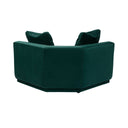 Perry Deep Green Modular Corner Wedge by TOV Furniture, view 4