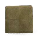 Daphne Square Suede Fringe Ottoman by TOV Furniture, view 10