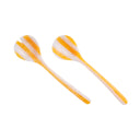 Lolly Striped Resin Salad Serving Spoons by TOV Furniture, view 2