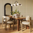 Odessa 33" Taupe Performance Dining Chair by TOV Furniture, view 2