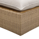 Cali 4-Piece Grey Performance Fabric & Wicker Outdoor Sectional by TOV Furniture, view 16