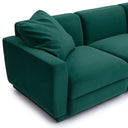 Perry 5-Piece Deep Green Modular L-Sectional by TOV Furniture, view 3