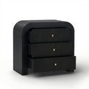 Hump 38" Arched 3-Drawer Bedside Chest