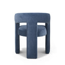 Malone Denim Blue Performance Fabric Dining Chair