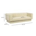 Jules 94" Performance Velvet Sofa by TOV Furniture, view 7