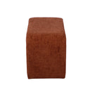 Alvie Railroad Chenille Storage Side Table by TOV Furniture, view 3