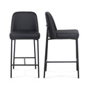 Sydney Performance Vegan Leather Counter Stool - Set of 2
