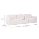 Gorge 116" Modular Sofa by TOV Furniture, view 5