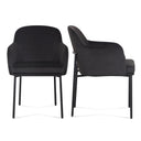 Sydney Performance Velvet Armchair - Set of 2