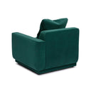 Perry Deep Green Modular Corner Chair by TOV Furniture, view 9