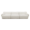 Zenith 116.5" Contract-Grade Upcycled Fabric Modular Sofa