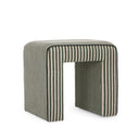 Byron Square Cotton Jute Ottoman by TOV Furniture