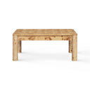 Berri 39" Natural Burl Coffee Table
