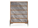 Metcalf - Mid-Century Walnut & Grey Chest