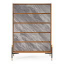 Metcalf - Mid-Century Walnut & Grey Chest