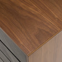Metcalf - Mid-Century Walnut & Grey Chest