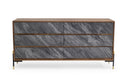 Metcalf - Mid-Century Walnut & Grey Dresser