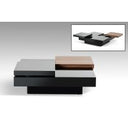 Cambria - Modern LAF Cognac Leather Sectional Sofa