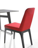 Comet Modern Red Fabric Dining Chair (Set of 2), view 2
