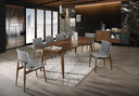 Ackley - Modern Walnut Rectangular Dining Table