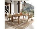 Michael - Mid-Century Modern Walnut Dining Table